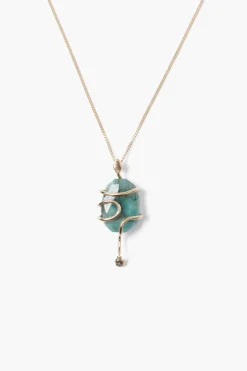 Chan Luu Necklaces^14K Serpent Necklace Emerald