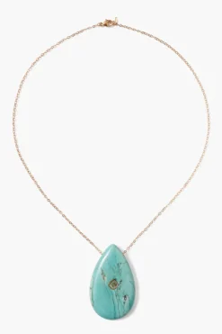 Chan Luu Necklaces^14K Temple Necklace Turquoise