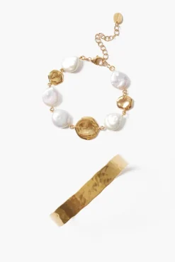 Chan Luu Bracelets^Keshi Pearl Bracelet Set