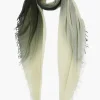 Chan Luu Scarves^Kombu Green Dip-Dyed Cashmere And Silk Scarf
