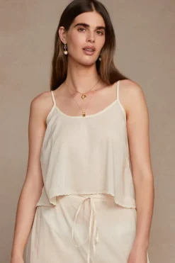 Chan Luu Tops^Lana Top Antique White