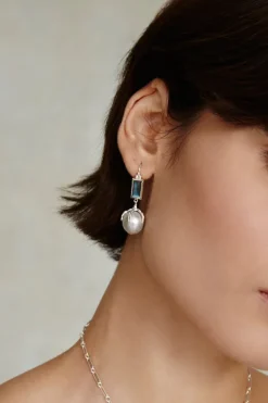 Chan Luu Earrings^Lark Earrings Grey Pearl Mix