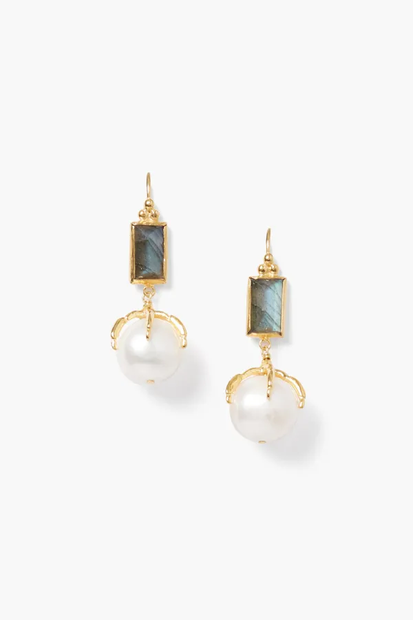 Chan Luu Earrings^Lark Earrings White Pearl Mix