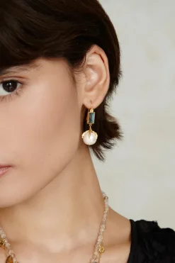 Chan Luu Earrings^Lark Earrings White Pearl Mix