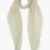 Chan Luu Scarves^Light Sage Cashmere And Silk Scarf