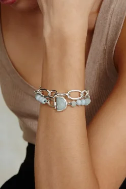 Chan Luu Bracelets^Luna Bracelet Set Aquamarine