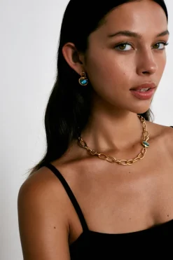 Chan Luu Earrings^Luna Stud Earrings Labradorite