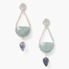 Chan Luu Earrings^Luna Teardrop Earrings Aquamarine Mix