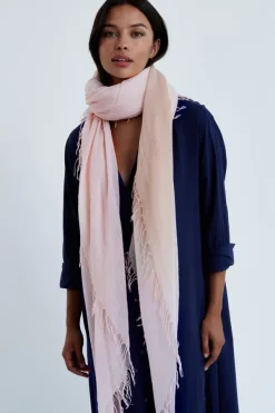 Chan Luu Scarves^Mahogany Rose Dip-Dyed Cashmere And Silk Scarf