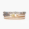 Chan Luu Bracelets^Mano Triple Wrap Bracelet White Pearl Mix