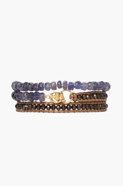 Chan Luu Bracelets^Mano Triple Wrap Bracelet Iolite Mix