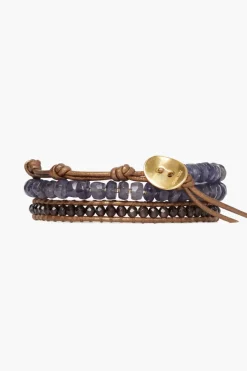 Chan Luu Bracelets^Mano Triple Wrap Bracelet Iolite Mix
