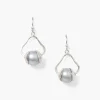 Chan Luu Earrings^Maribel Drop Earrings Grey Pearl