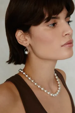 Chan Luu Earrings^Maribel Drop Earrings Grey Pearl