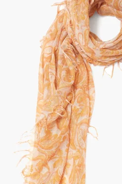 Chan Luu Scarves^Marigold Free Bird Cashmere And Silk Scarf