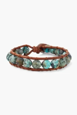 Chan Luu Bracelets^Matte African Turquoise Single Wrap Bracelet