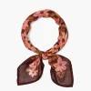 Chan Luu Bandanas^Meadow Floral Print Bandana Fired Brick