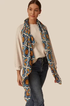 Chan Luu Bottoms^Medieval Blue Crux Sarong