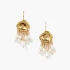 Chan Luu Earrings^Medusa Earrings Gold White Pearl