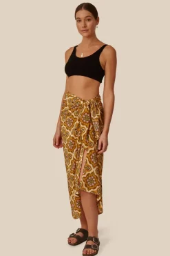 Chan Luu Bottoms^Mineral Yellow Crux Sarong