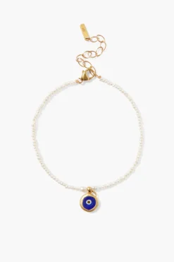 Chan Luu Bracelets^Mya Evil Eye Bracelet Blue Mix