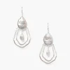 Chan Luu Earrings^Nia Chandelier Earrings Grey Pearl