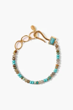 Chan Luu Bracelets^Odyssey Hook Bracelet Turquoise