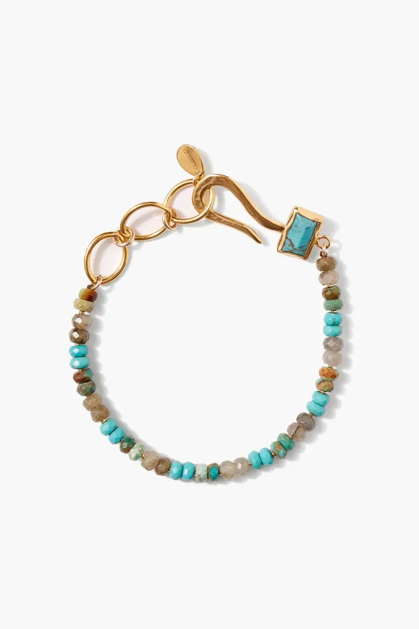 Chan Luu Bracelets^Odyssey Hook Bracelet Turquoise