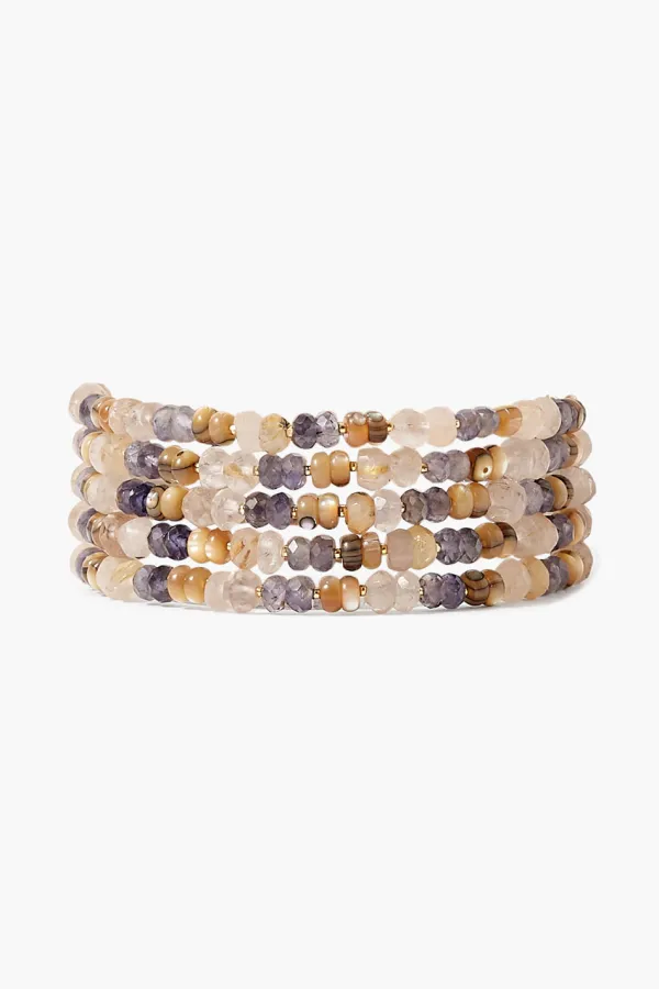 Chan Luu Bracelets^Odyssey Wrap Bracelet Iolite