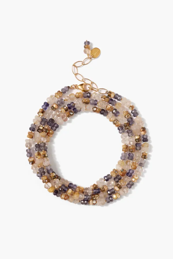 Chan Luu Bracelets^Odyssey Wrap Bracelet Iolite