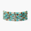 Chan Luu Bracelets^Odyssey Wrap Bracelet Turquoise