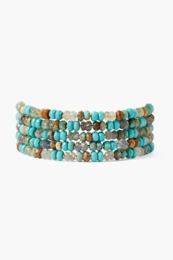 Chan Luu Bracelets^Odyssey Wrap Bracelet Turquoise