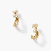 Chan Luu Earrings^Olive Branch Hoop Earrings Mini Gold