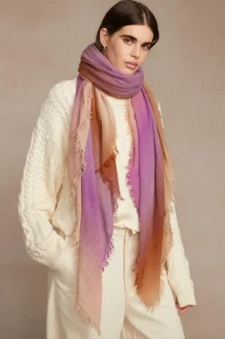 Chan Luu Scarves^Orchid Ombre Cashmere Scarf