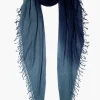 Chan Luu Scarves^Pageant Blue Dip-Dyed Cashmere And Silk Scarf