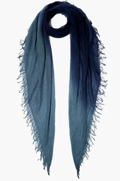 Chan Luu Scarves^Pageant Blue Dip-Dyed Cashmere And Silk Scarf