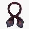 Chan Luu Bandanas^Painterly Floral Print Bandana Dark Sapphire