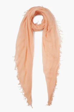 Chan Luu Scarves^Peach Cashmere And Silk Scarf