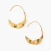 Chan Luu Earrings^Petite Gold Crescent Moon Hoops