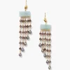 Chan Luu Earrings^Phaedra Waterfall Earrings Smoky Quartz Mix
