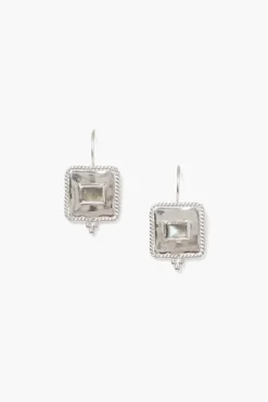 Chan Luu Earrings^Pilar Earrings Silver Labradorite