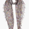 Chan Luu Scarves^Plein Air Floral Cashmere And Silk Scarf