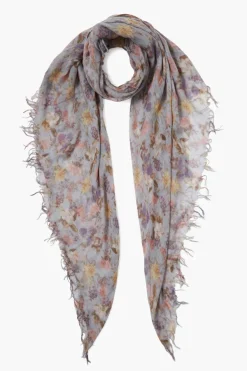 Chan Luu Scarves^Plein Air Floral Cashmere And Silk Scarf