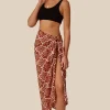 Chan Luu Bottoms^Pomegranate Crux Sarong