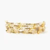 Chan Luu Bracelets^Pyrite And Gold Mix Naked Wrap Bracelet