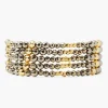 Chan Luu Bracelets^Pyrite And Gold Nugget Naked Wrap Bracelet