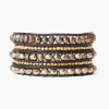 Chan Luu Bracelets^Pyrite Mix And Pearl Wrap Bracelet