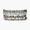 Chan Luu Bracelets^Riviera Wrap Bracelet Iolite Mix