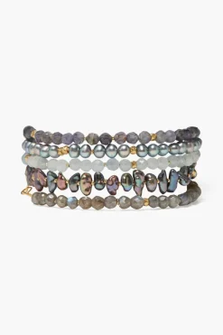 Chan Luu Bracelets^Riviera Wrap Bracelet Iolite Mix