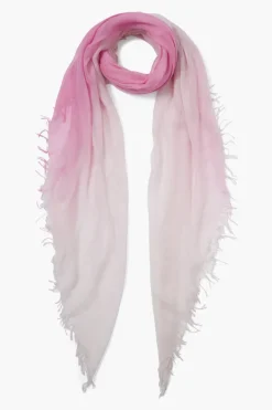 Chan Luu Scarves^Rose Pink Dip-Dyed Cashmere And Silk Scarf
